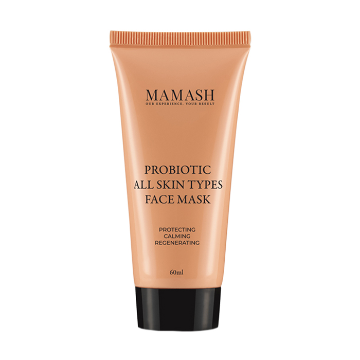 Відновлювальна кремова маска для обличчя Mamash Probiotic Face Mask для всіх типів шкіри, з двома видами пробіотичних комплексів, 60 мл